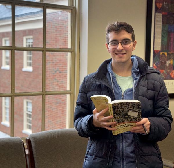 English student who received a departmental award.