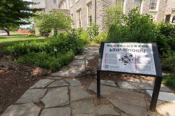 Myaamia Garden on western campus