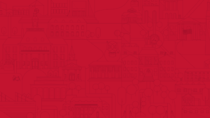 Illustrated oxford campus pattern