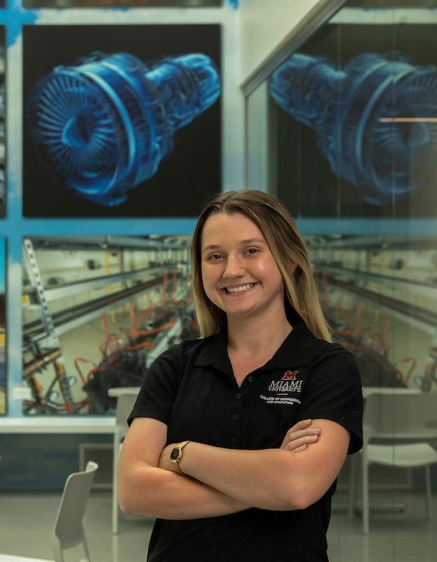 student working at Nasa